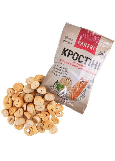 Брускеты «Кростини» со вкусом сёмги, 55 г